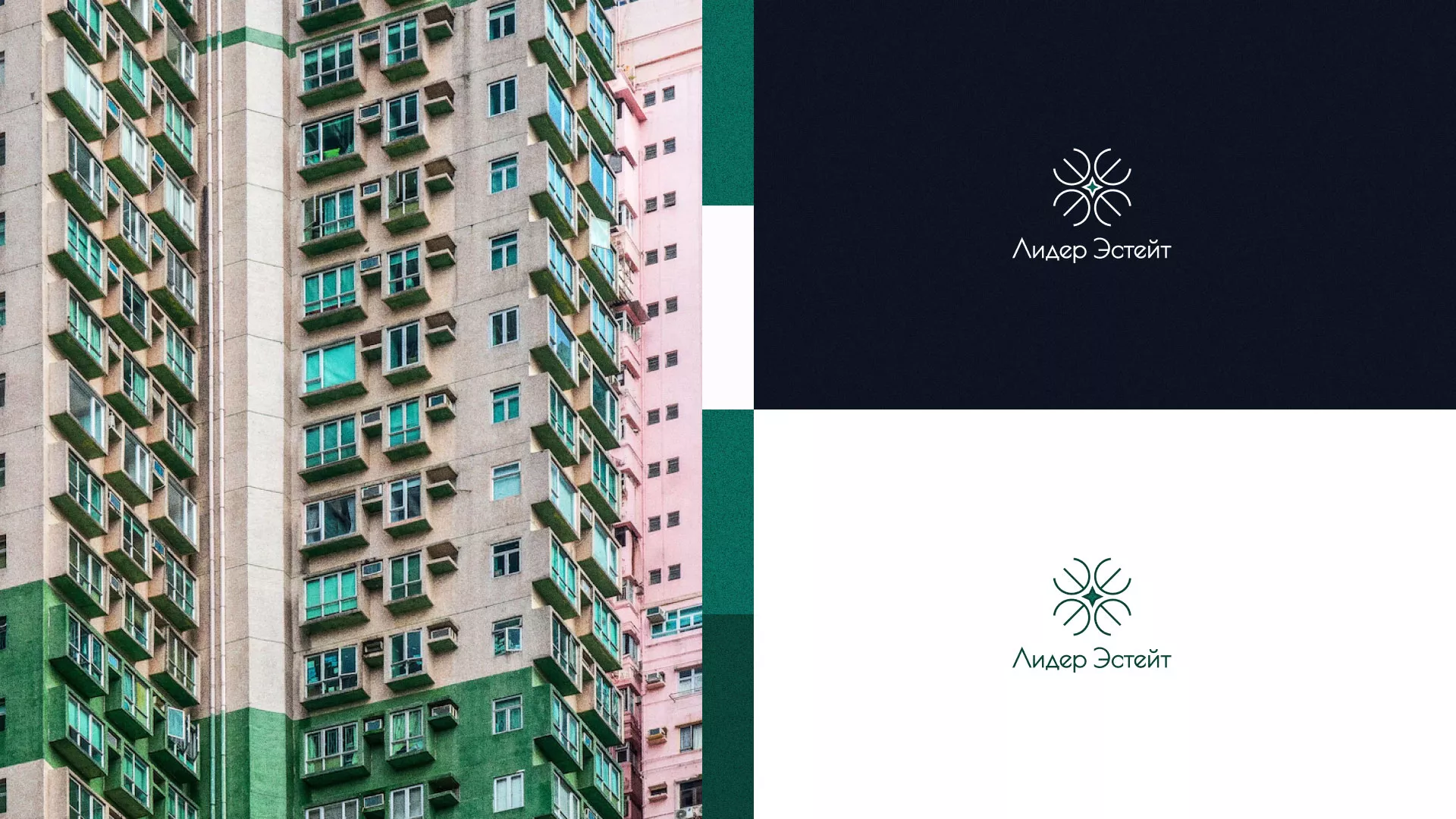 Создание логотипа компании «Лидер Эстейт» в Белогорске