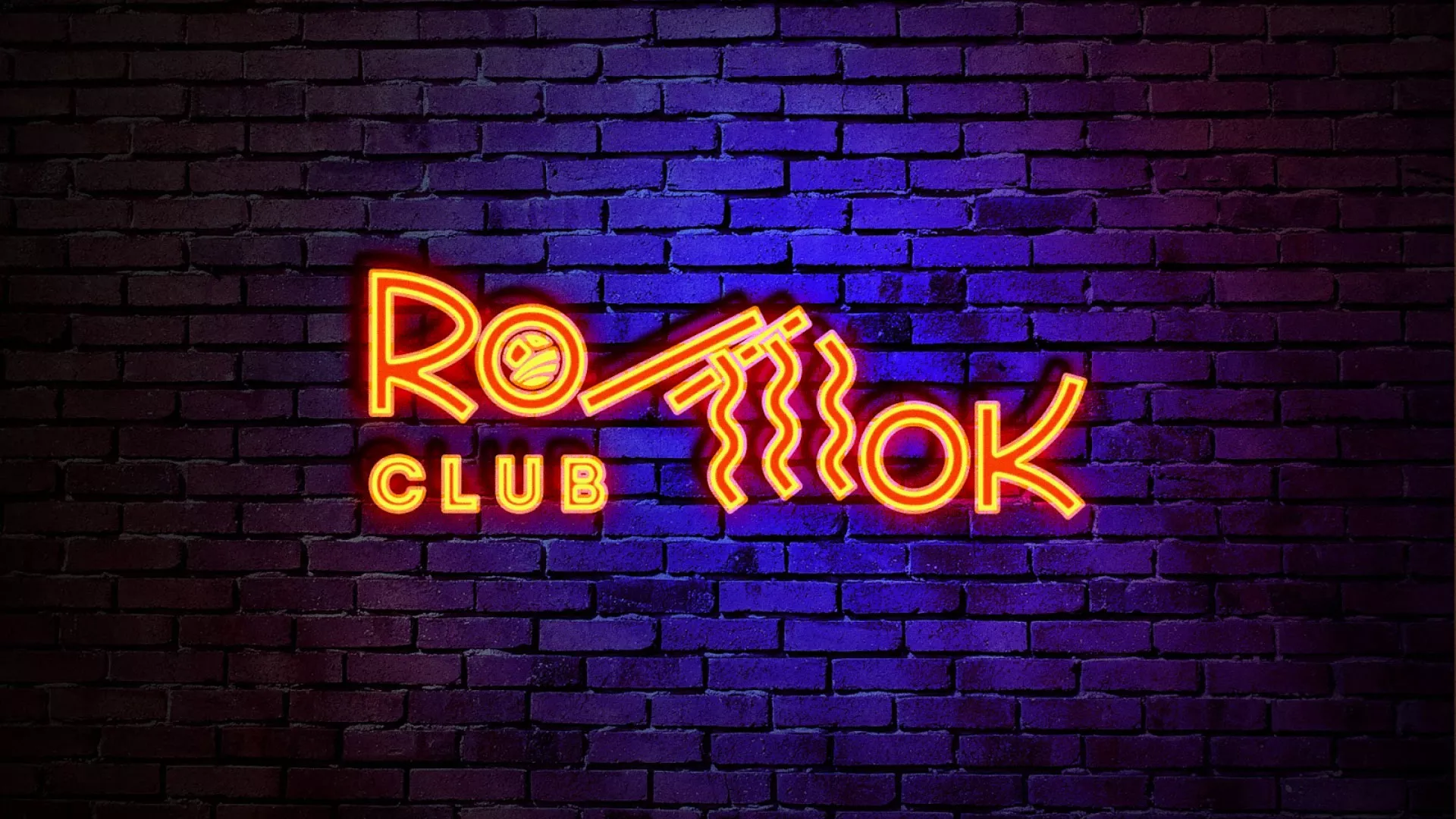 Разработка интерьерной вывески суши-бара «Roll Wok Club» в Белогорске