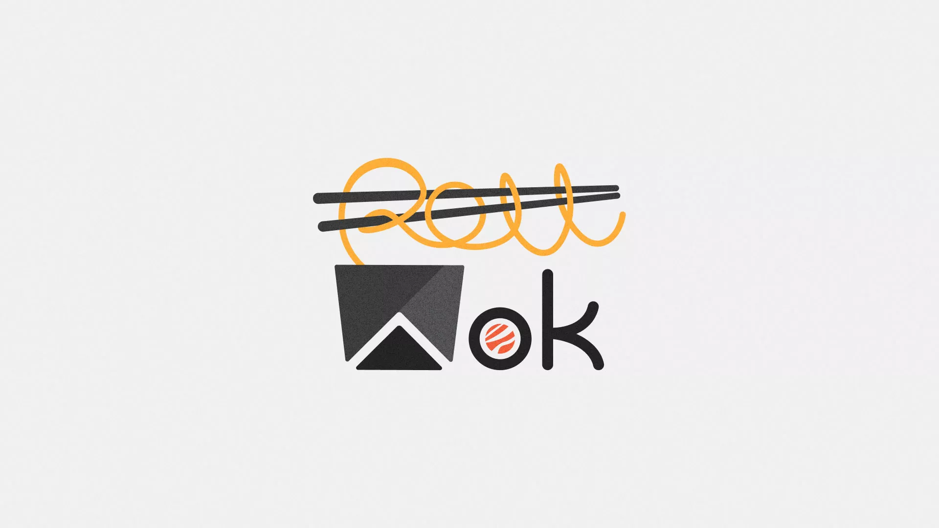 Разработка логотипа в Белогорске для суши-бара «Roll Wok Club» Разработка логотипа в Белогорске для суши-бара «Roll Wok Club»