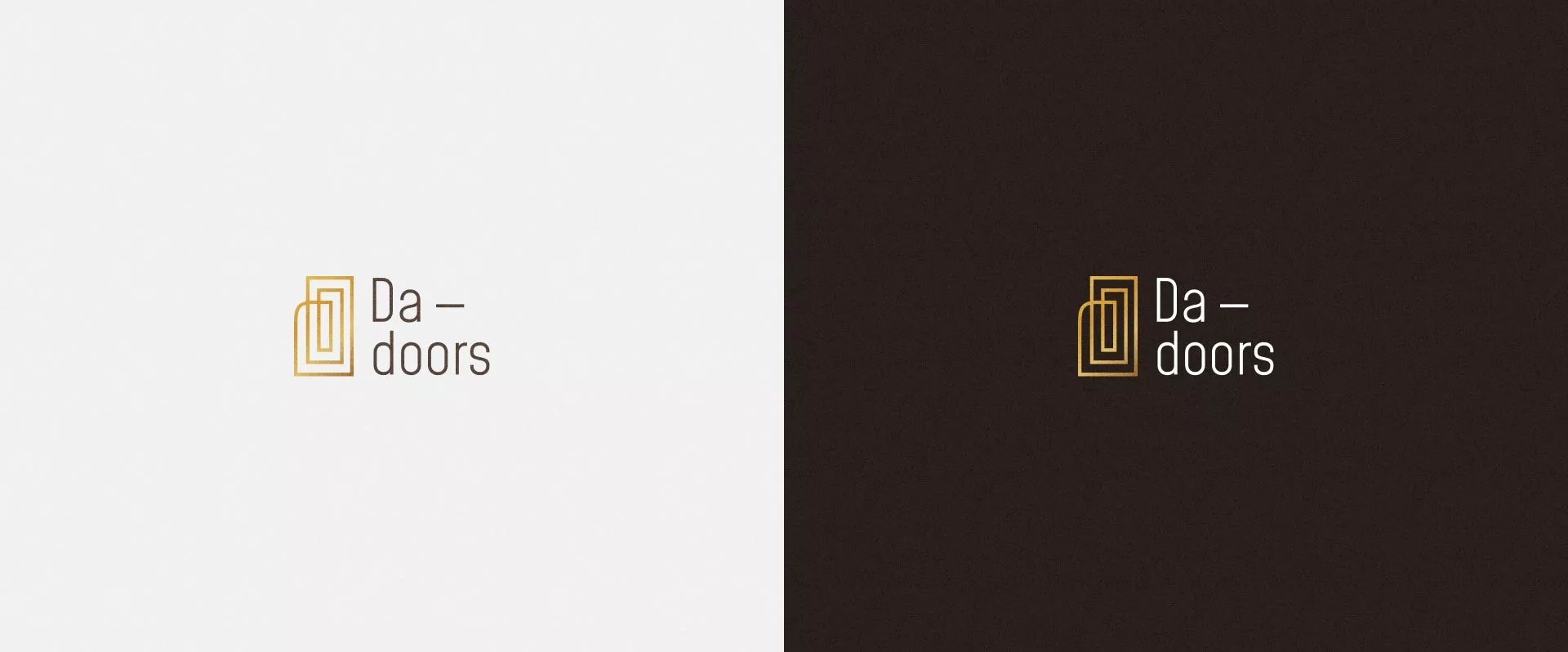 Разработка логотипа для компании «DA-DOORS» в Белогорске